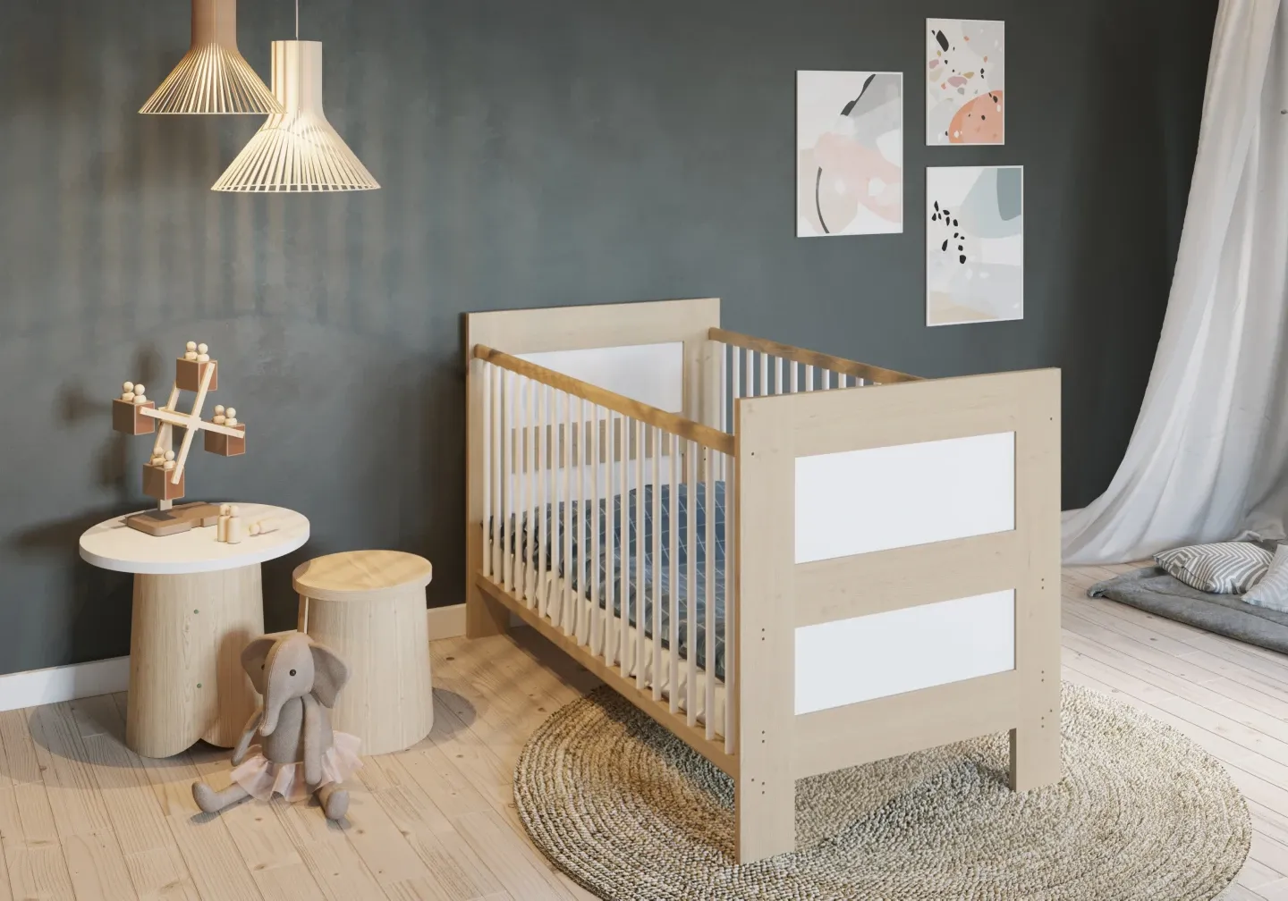 Cot bed to łóżeczko dziecięce